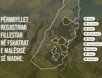 Përmbyllet regjistrimi fillestar për nëntë fshatra të Bashkisë Malësi e Madhe